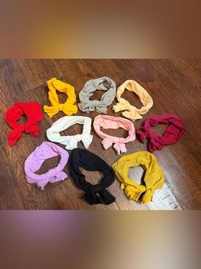 🎀Set of 10 Knotted Fabric Headbands🎀